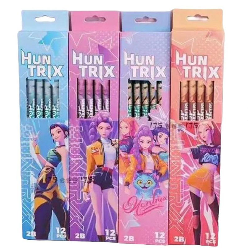 Kit 4 Lápis HB K Pop