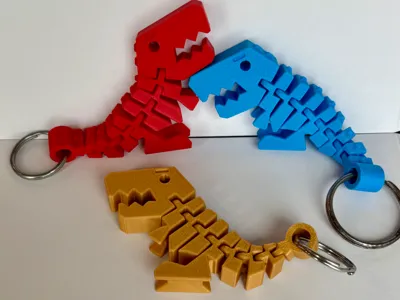 Chaveiro Dino Articulado