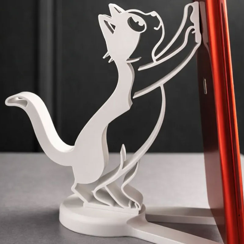 Suporte para celular de gato fofo encaixável