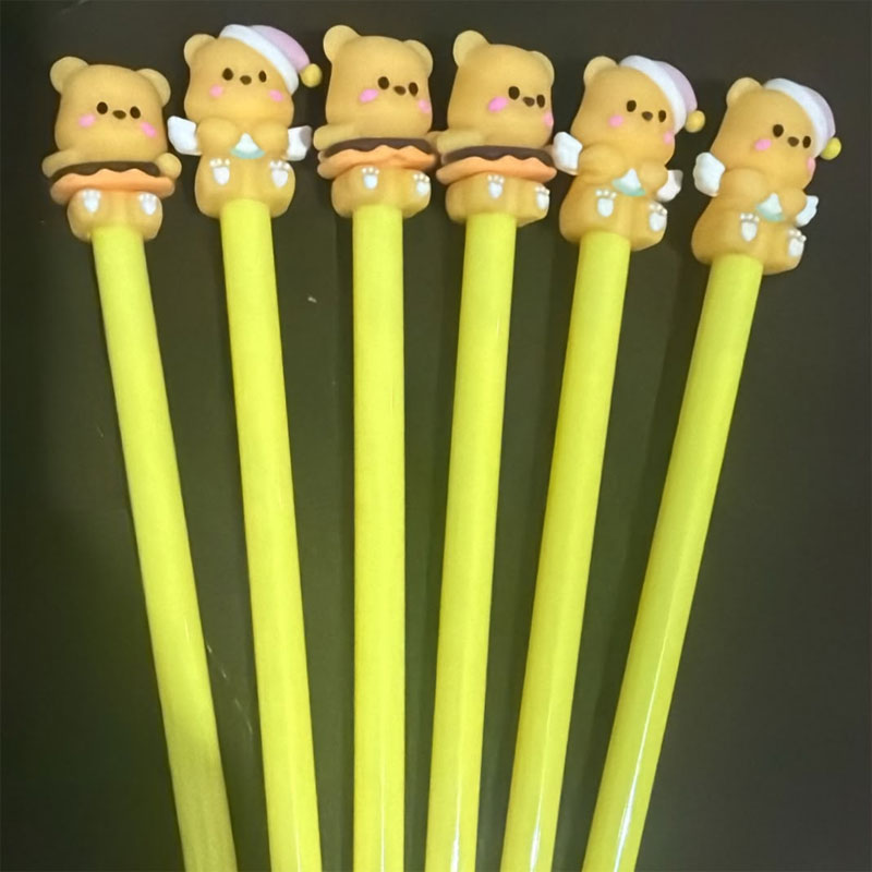 Caneta Gel Ursinho Amarelo