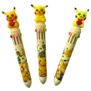 Caneta Pikachu 10 Cores (unidade)