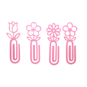 Kit 4 Clips Florais