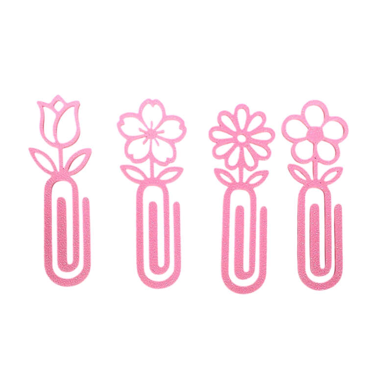 Kit 4 Clips Florais
