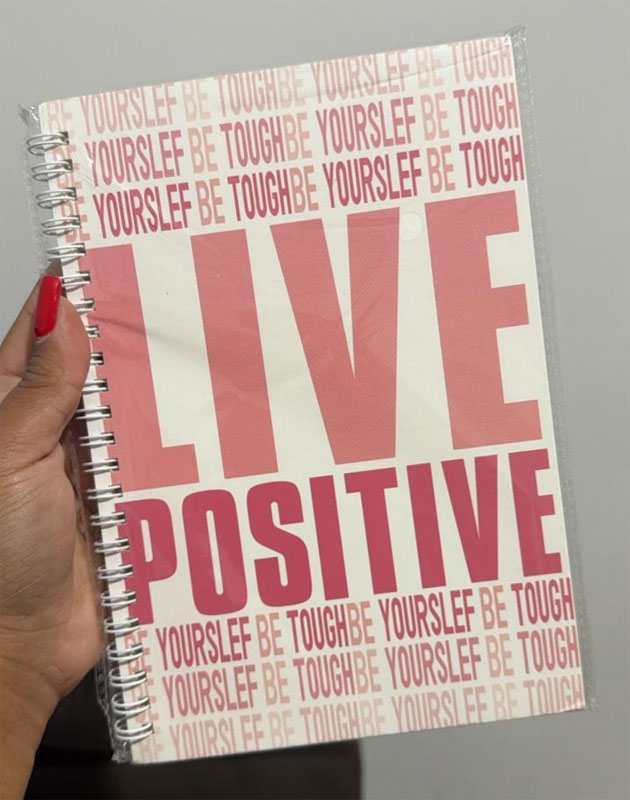 Caderno Espiral Live Positive (unidade)