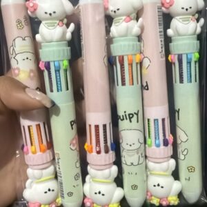 Caneta Cachorrinha 10 Cores (unidade)