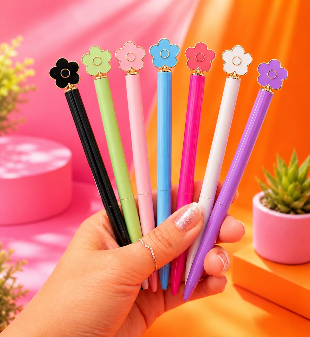Caneta Luxo Florzinha (unidade)