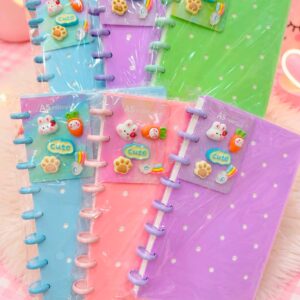 Caderno 8 Discos com Apliques (Uniso)