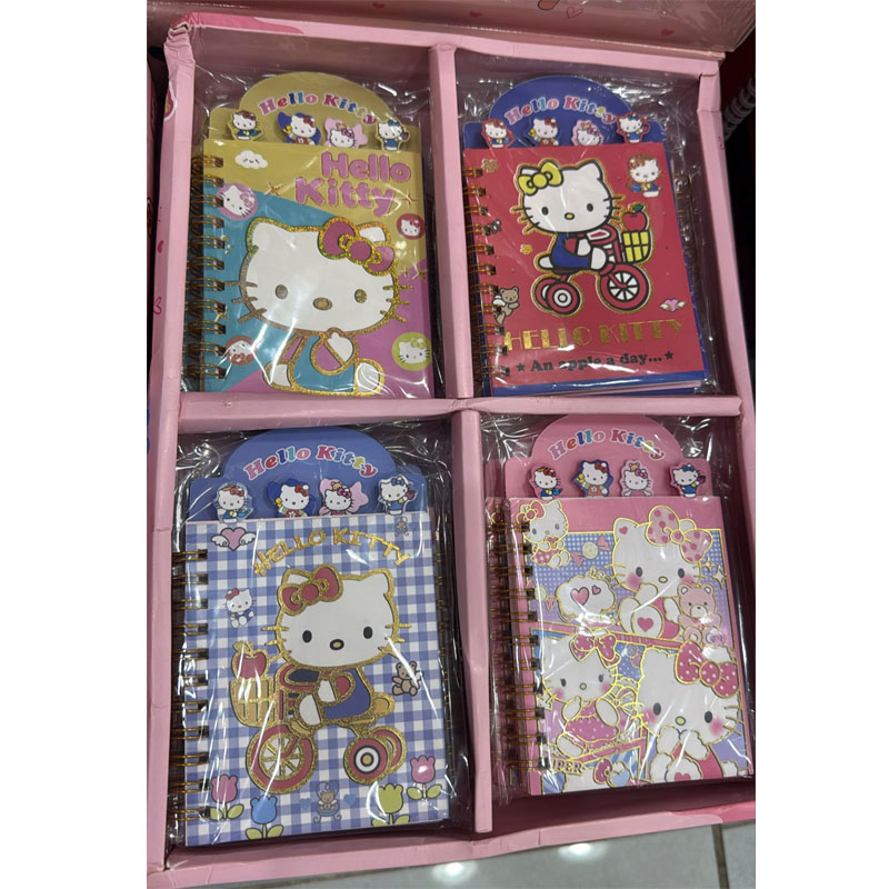 Caderneta Decorada Hello Kitty