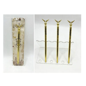 Caneta Pomo Dourada Harry Potter