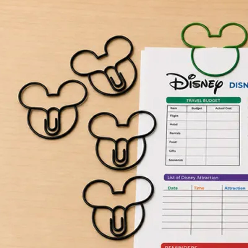 Kit 4 Clips para papel Disney
