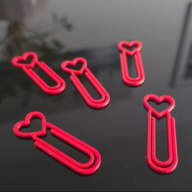 Kit 5 Clips Coração