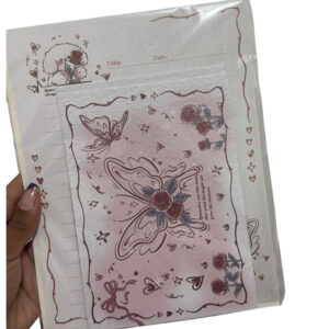 Kit 3 Papel de Cartas e 3 Envelopes