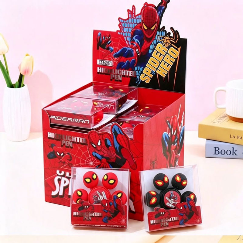 Marca Texto Spinner Homem Aranha