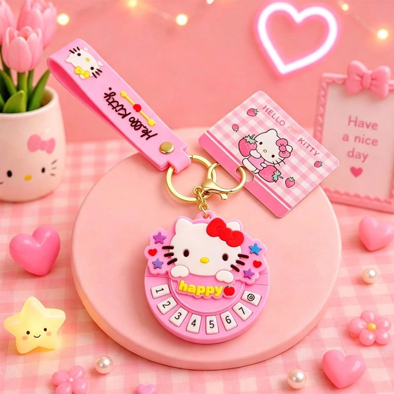 Chaveiro Hello Kitty Teclado