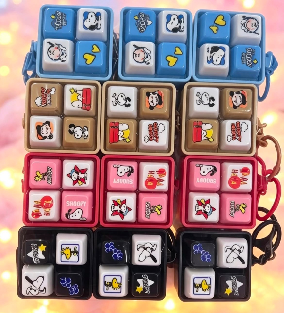 Chaveiro Fidget Click Snoopy( Teclado)