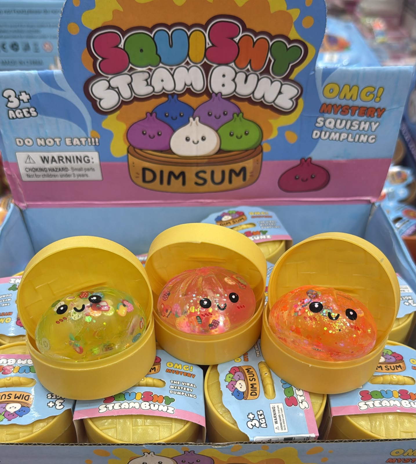 Mini Squishy Dumpling Glitter (unidade)