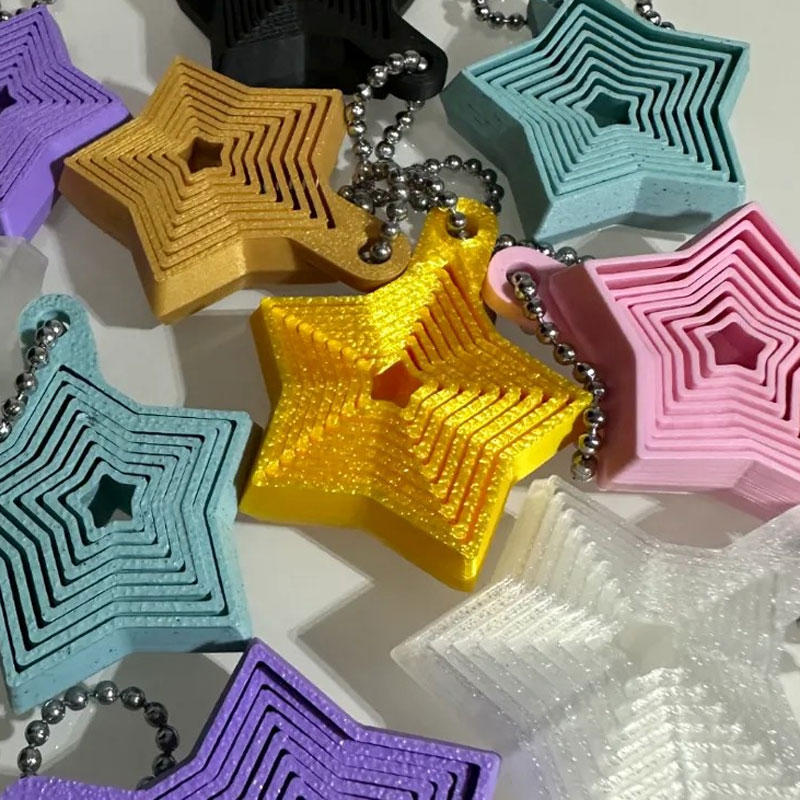 Chaveiro Fidget Estrelado