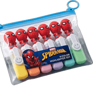 Pacote com 6 Marca Texto Homem Aranha