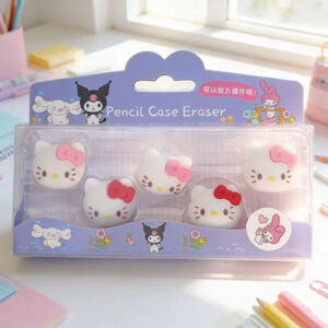 Borracha Ponteira Hello Kitty (caixinha c/5)