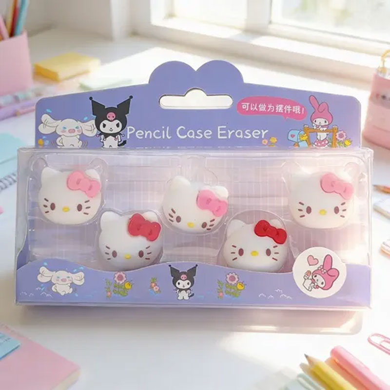 Borracha Ponteira Hello Kitty (caixinha c/5)