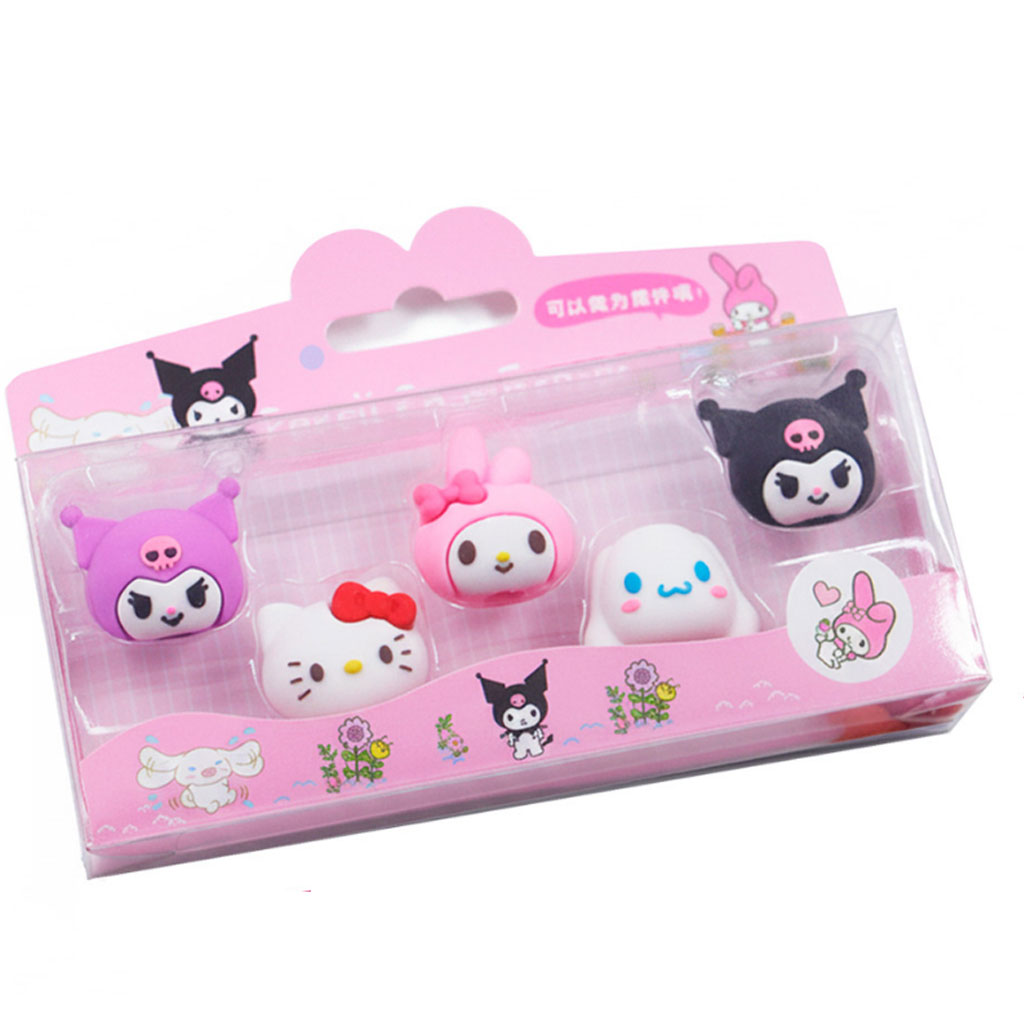 Borracha Ponteira Sanrio (caixinha c/5)