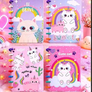 Caderno 8 Discos Gatinhos