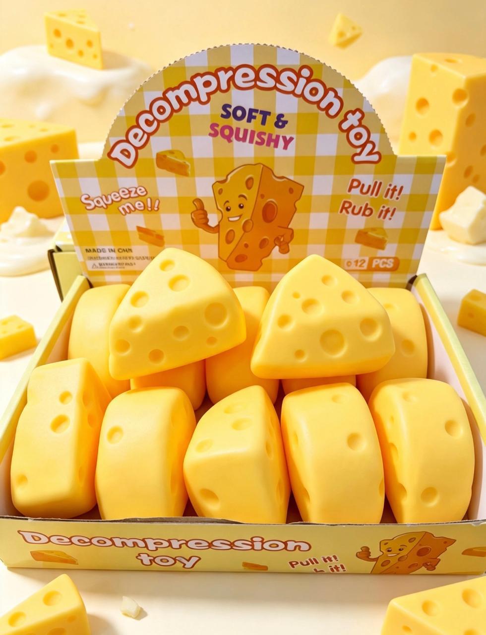 Squishy Queijo Cortado (unidade)