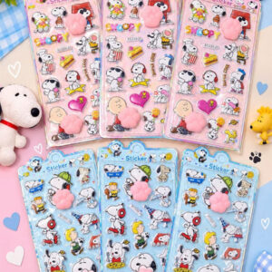 Adesivos em Relevo 3D Snoopy