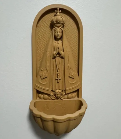 Pia de Água Benta Nossa Senhora Aparecida