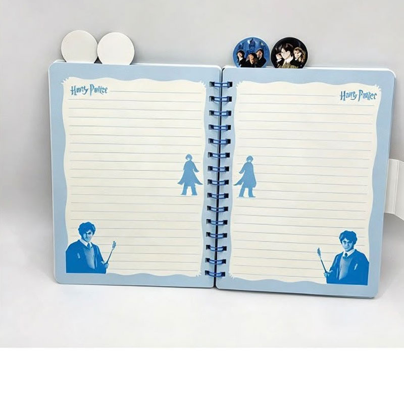 Caderno Decorado com Divisórias Harry Potter