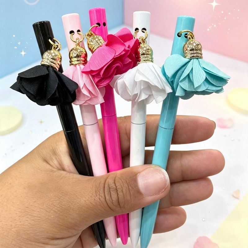Caneta Chaveiro Flor