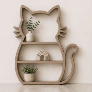 Prateleira de Gato Decorativa