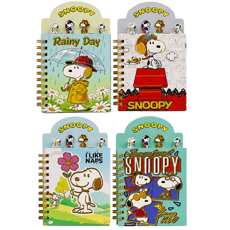 Caderneta Decorada Snoopy
