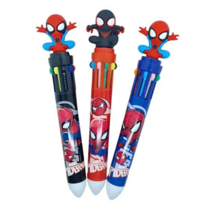 Caneta 10 Cores Homem Aranha (unidade)