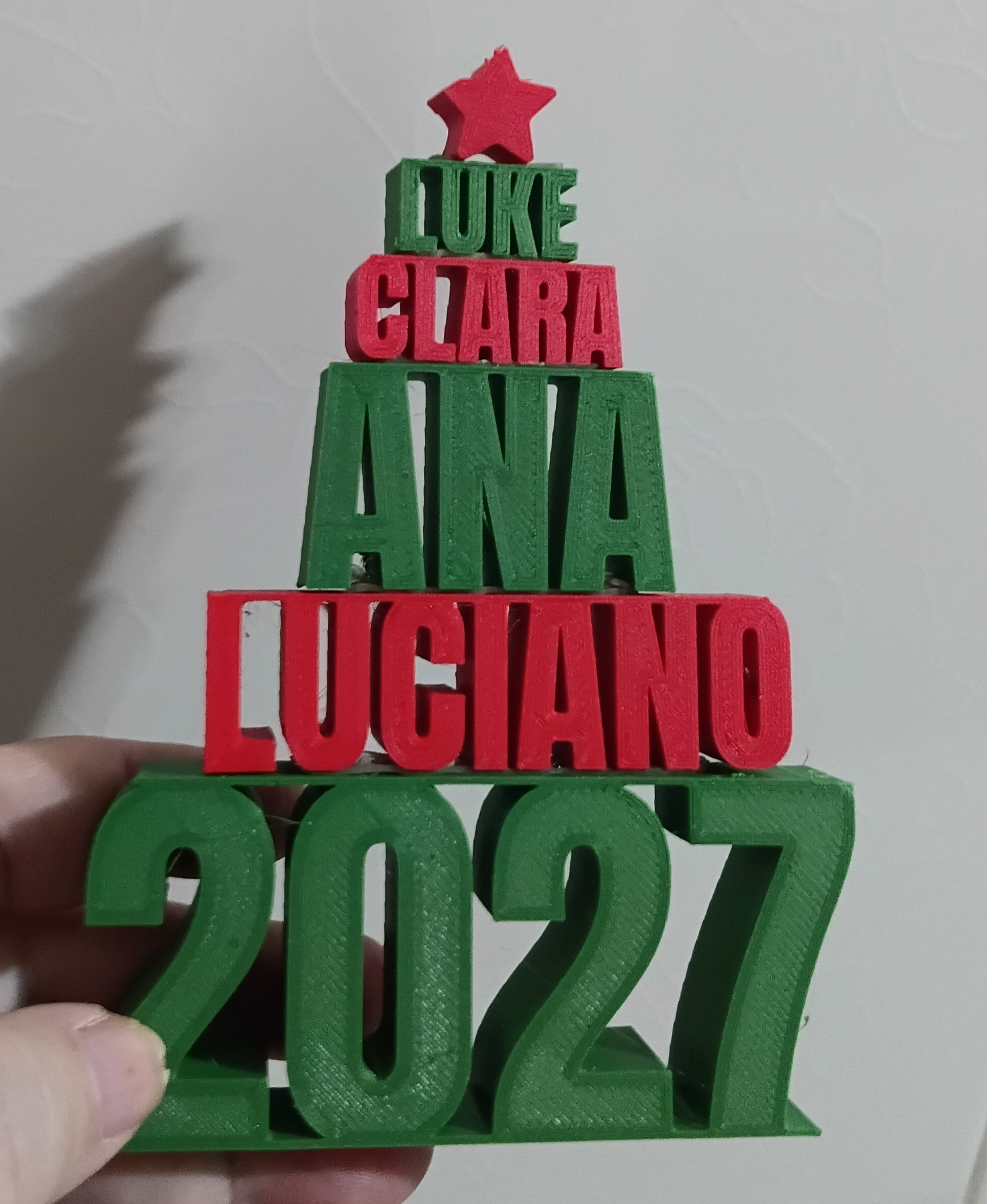 Árvore de Natal da Família (Personalizada)