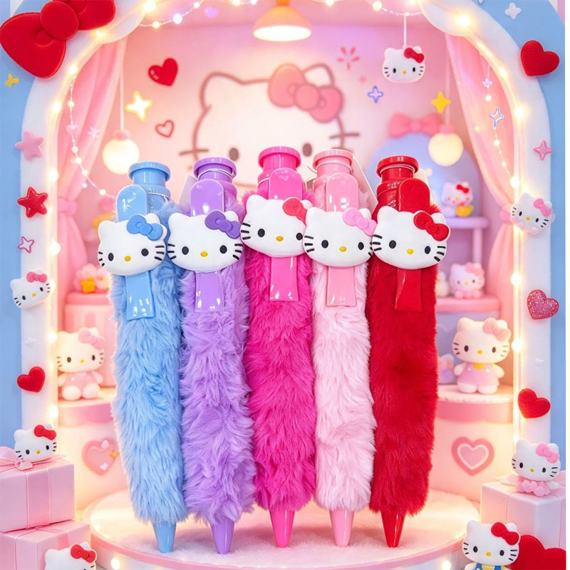 Caneta Gigante Pelúcia Esferográfica Infinity Plush