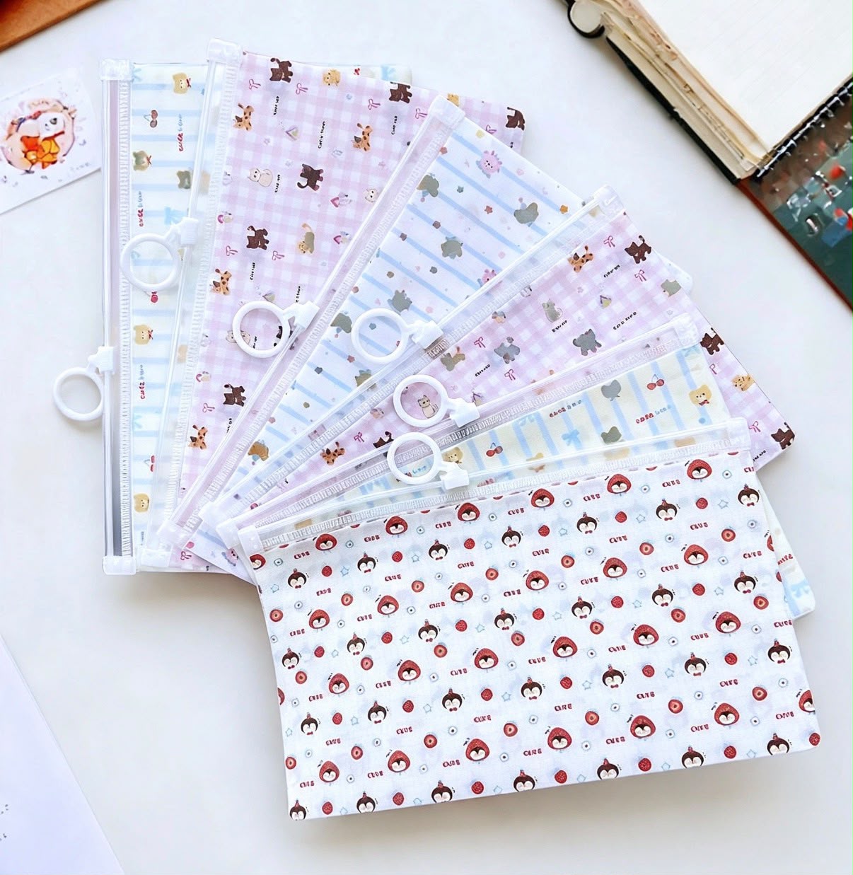Pasta Zip Multiuso Cute Animal B6