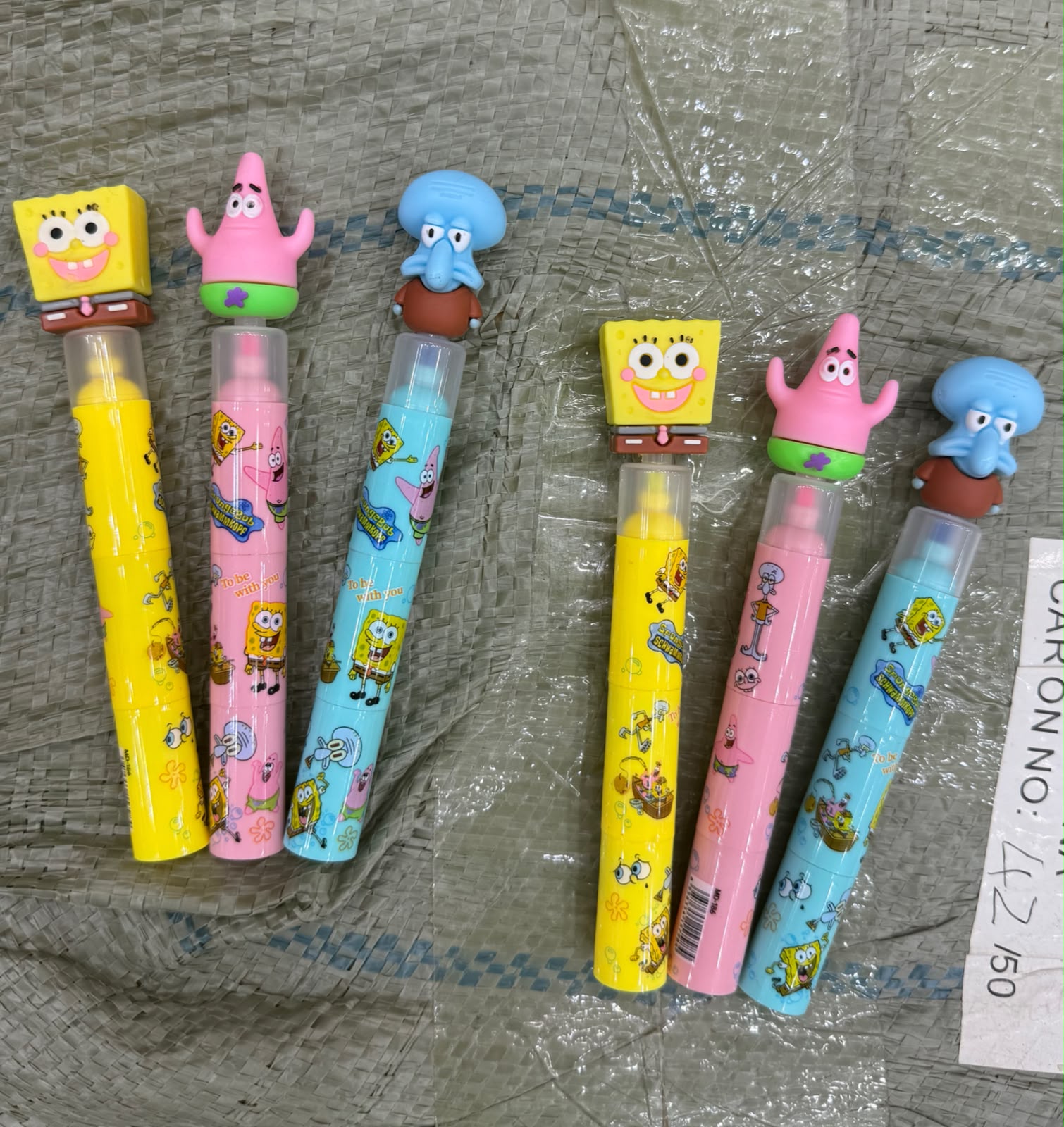 Marca Texto Triplo Bob Esponja