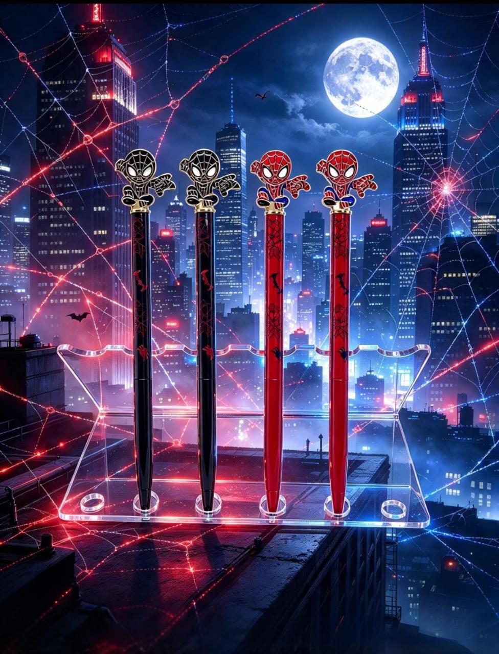 Caneta Metal Luxo Homem Aranha
