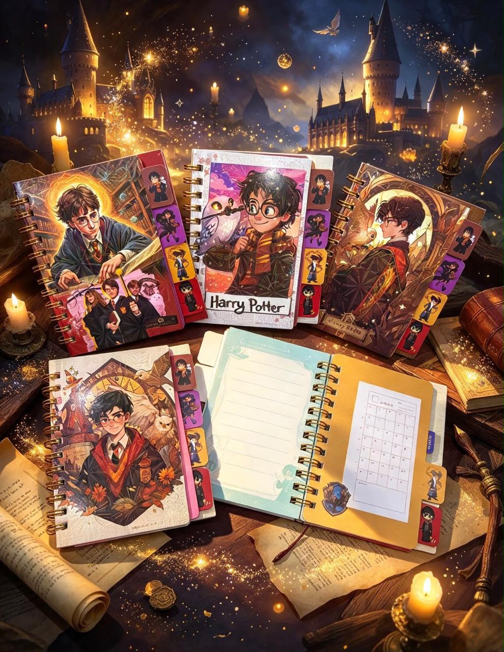Caderneta Harry Potter