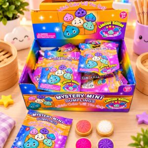 Mini Squishy Dumpling (4 unidades no pacote)