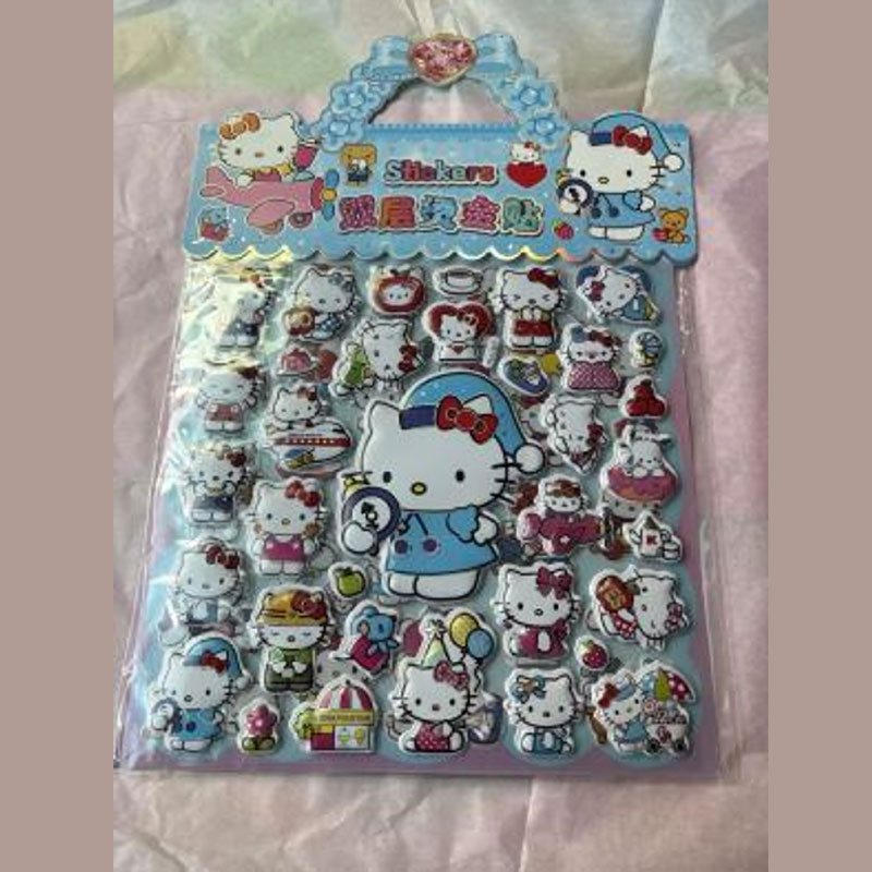 Sacolinha de Adesivos 3D Hello Kitty (unidade)