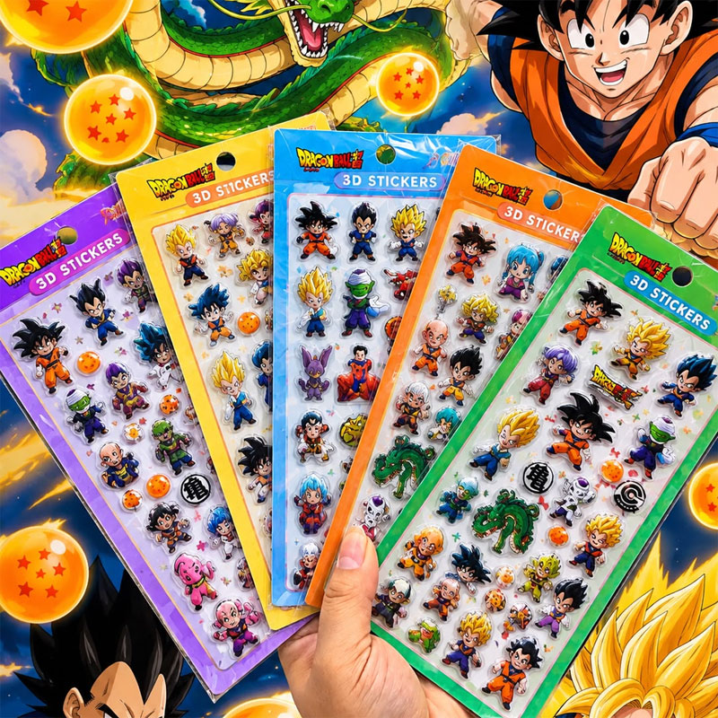 Adesivos em Relevo Dragon Ball
