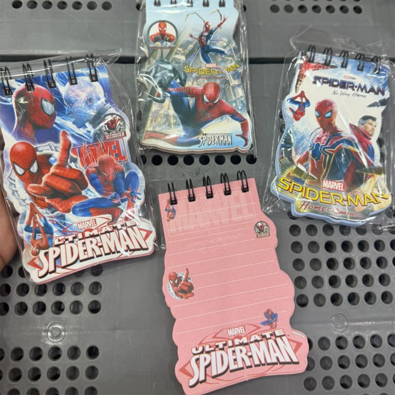 Caderneta Homem Aranha