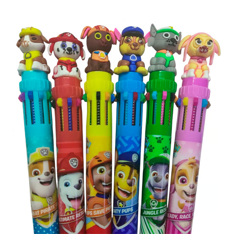 Caneta 10 Cores Patrulha Canina