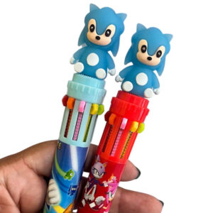 Caneta 10 Cores Sonic