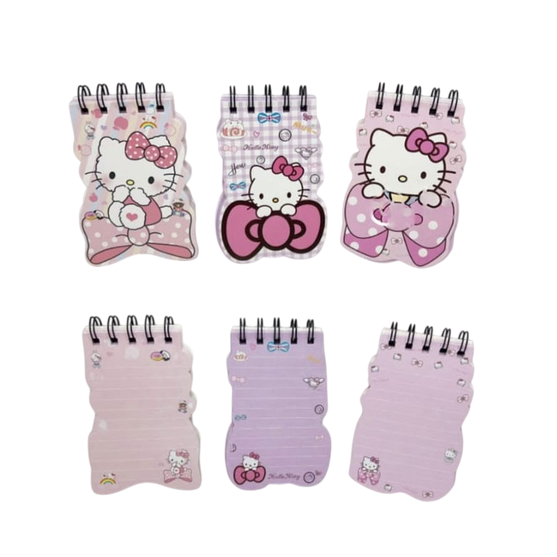 Caderneta Decorada Hello Kitty