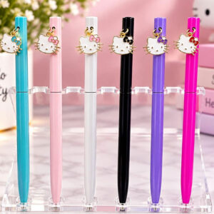 Caneta Metal Luxo Hello Kitty (pingente)