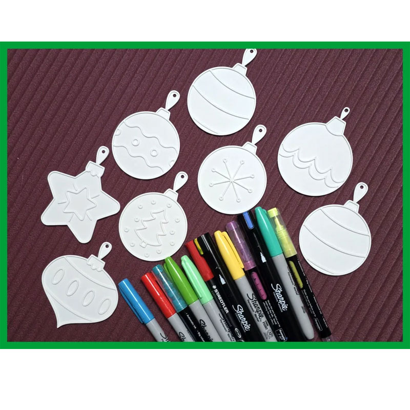 Kit 3 Placas 3D para Pintar Natal